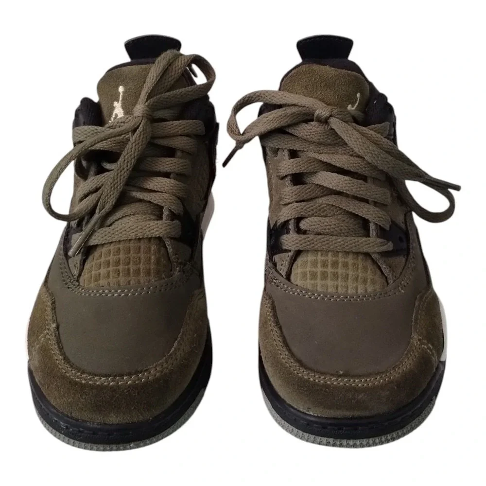 Air Jordan 4 Craft Medium Olive‎ Pre School FB9929-200 Little Kids PS Sz 11C